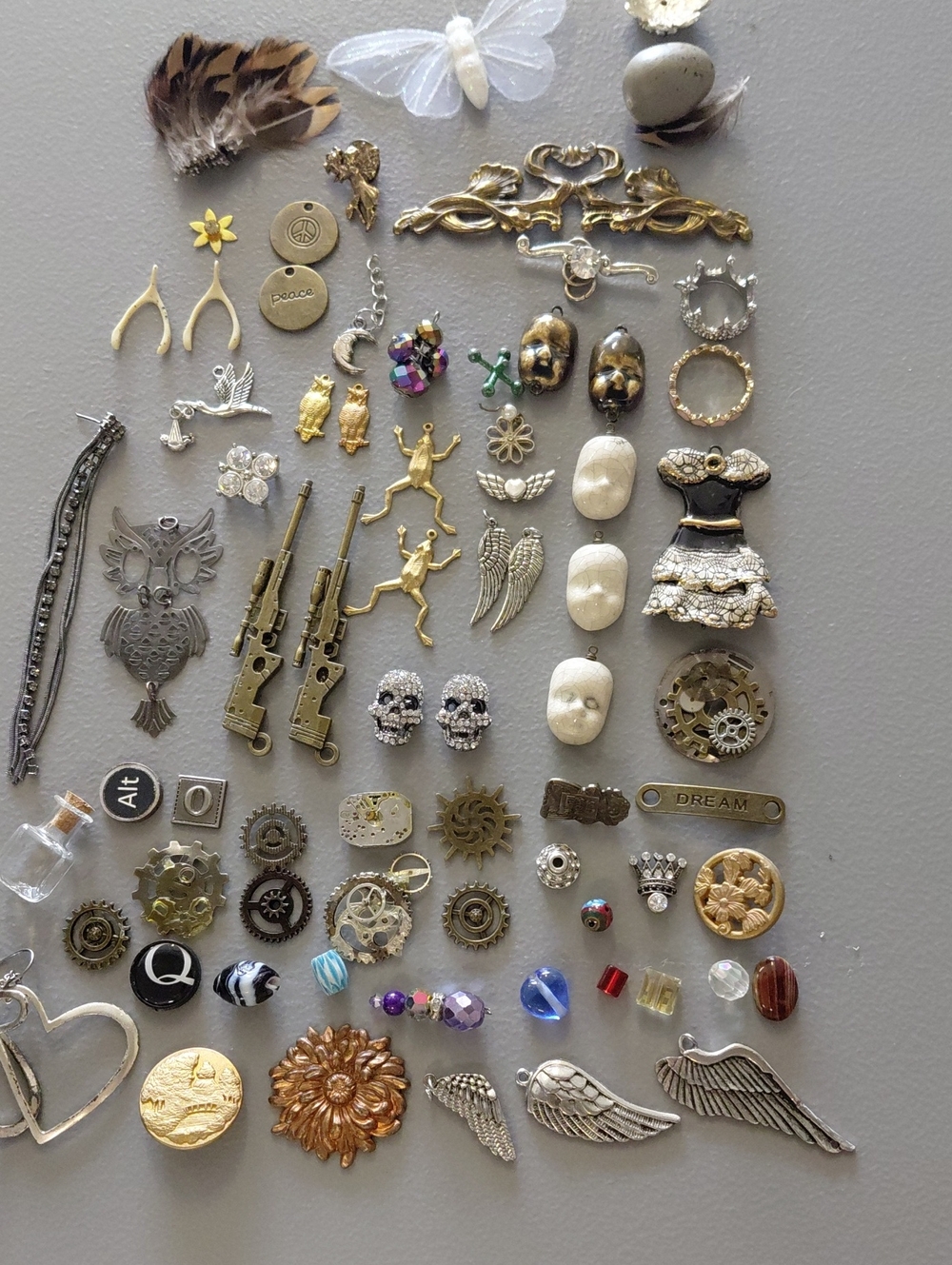 Craft Finding &bead Lot 70 Pc.